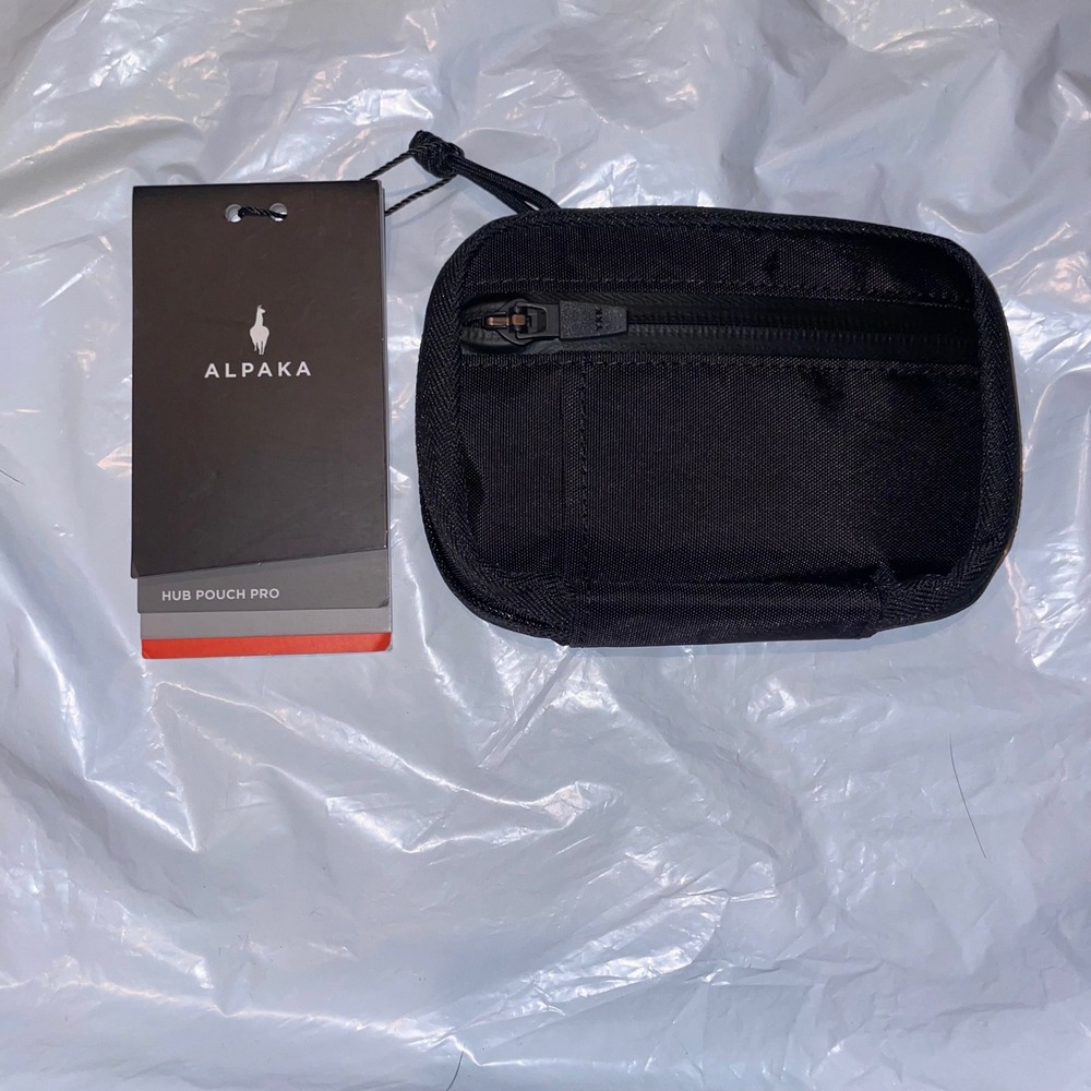Alpaka Hub Pouch Pro Black X-Pac X42 EDC Organizer Wallet Case AD010760107rr